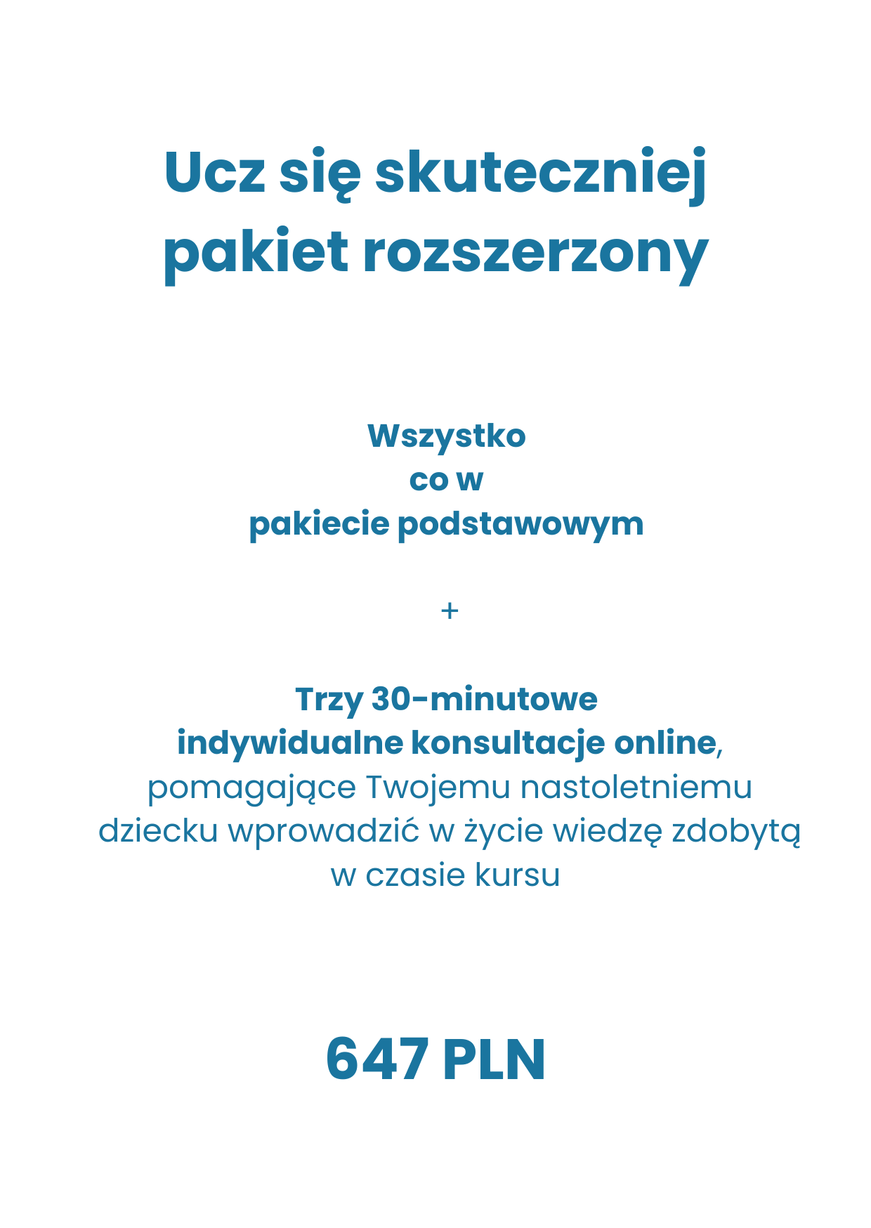 cennik pakiet rozszerzony